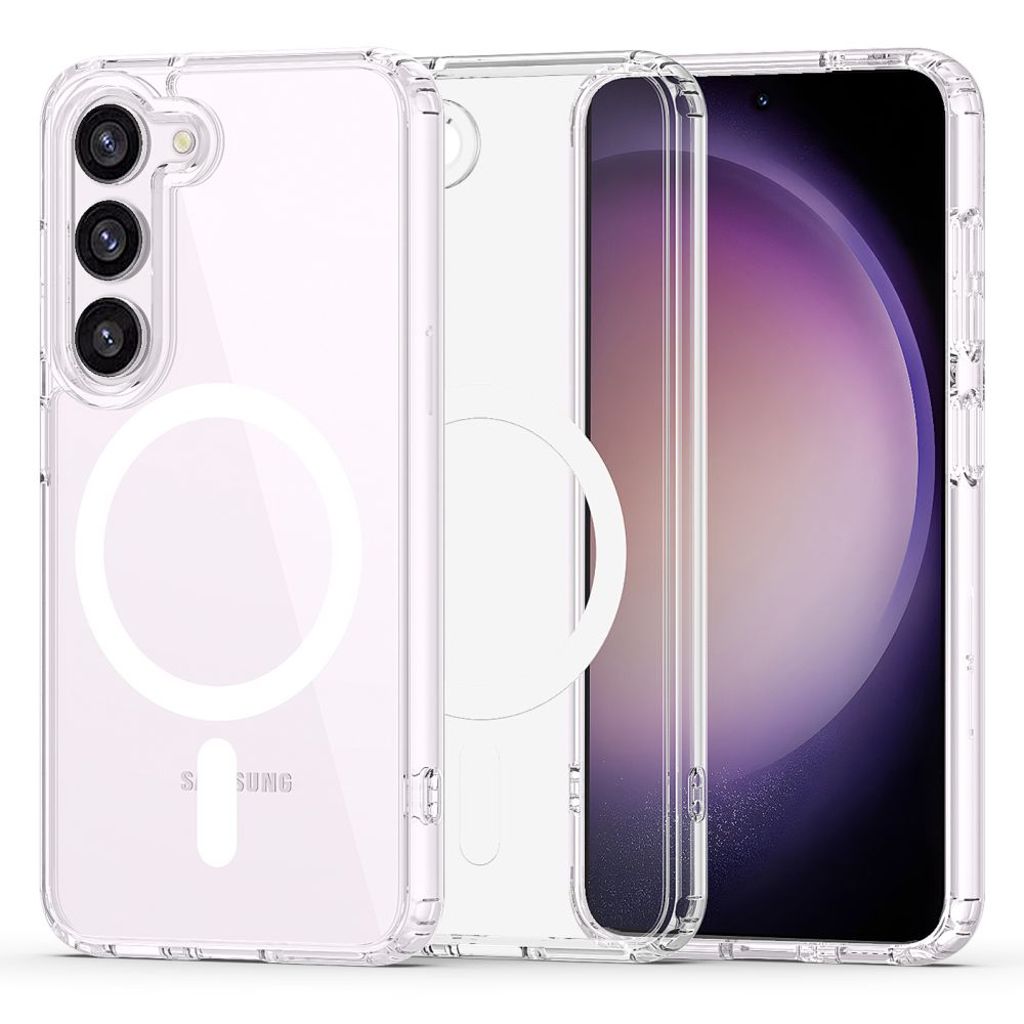 Tech-Protect FlexAir Hybrid MagSafe skal för Samsung Galaxy S23 - transparent