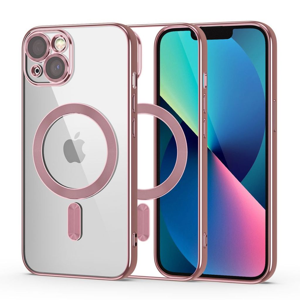 Tech-Protect MagShine MagSafe skal till iPhone 13 – rosa
