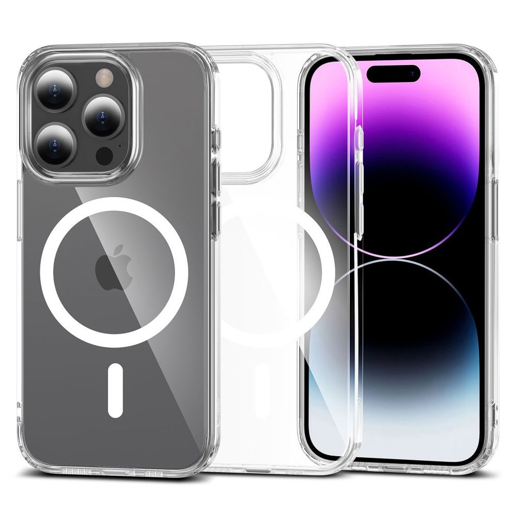 Tech-Protect FlexAir Hybrid MagSafe skal till iPhone 15 Pro Max – Transparent