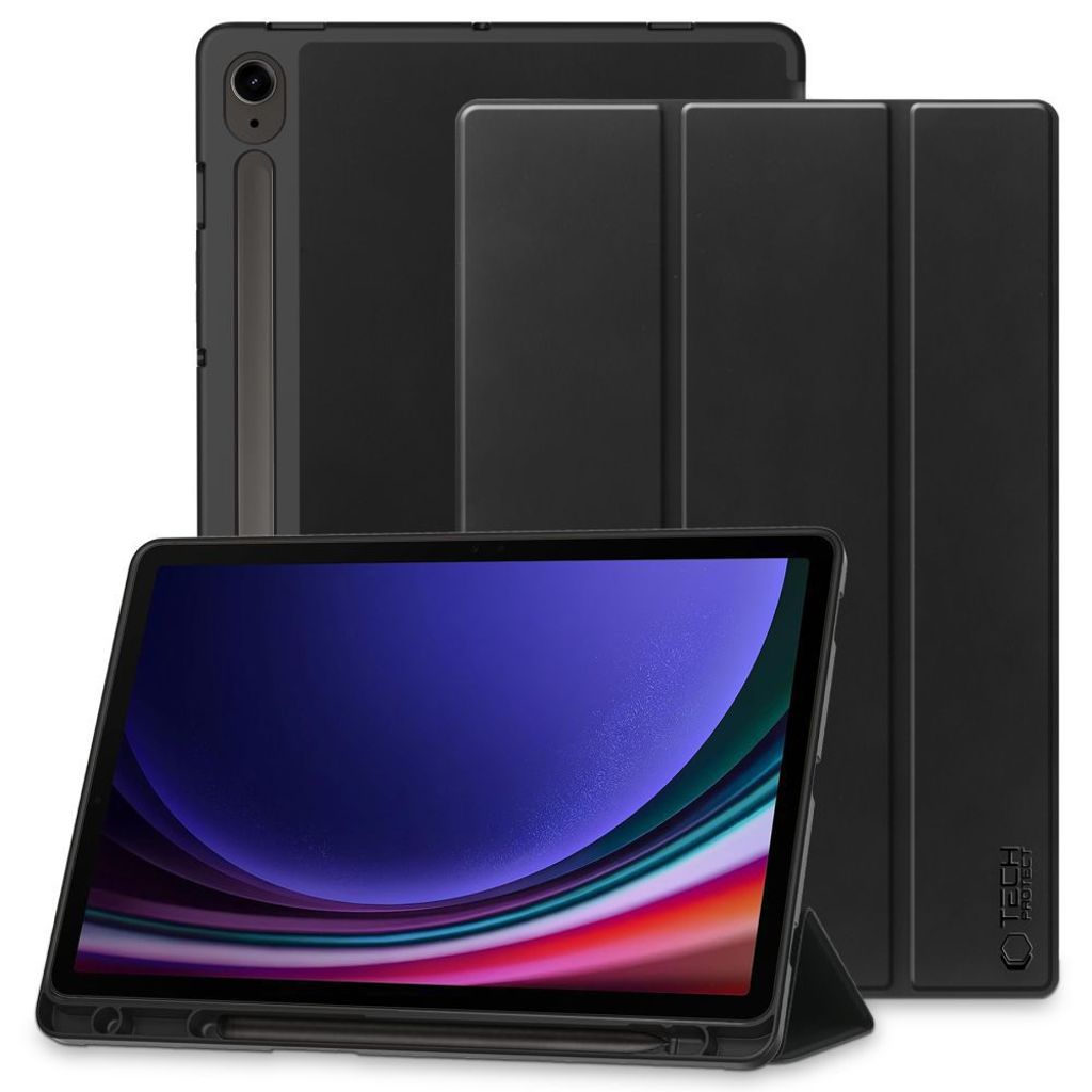 Tech-Protect SC Pen fodral för Samsung Galaxy Tab S9 FE 10.9" (X510/X516B) - svart