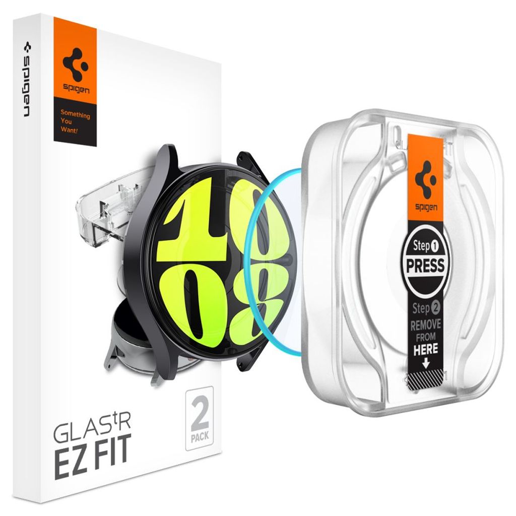 Spigen Glas.tR EZ Fit Screen Protector Galaxy Watch 7 (44mm), 2-pack