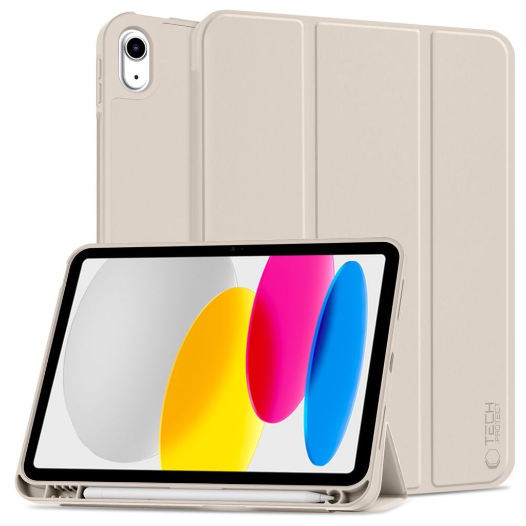 Tech-Protect SC Pen fodral för iPad 10th Gen 2022 10.9" - beige