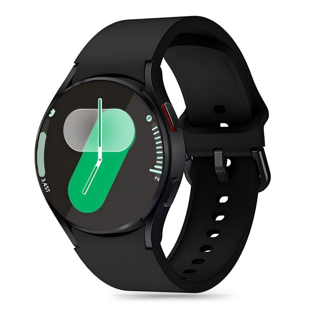 Tech-Protect Silicone Watch Strap Samsung Galaxy Watch 4/5/5 Pro/6/7/FE – svart