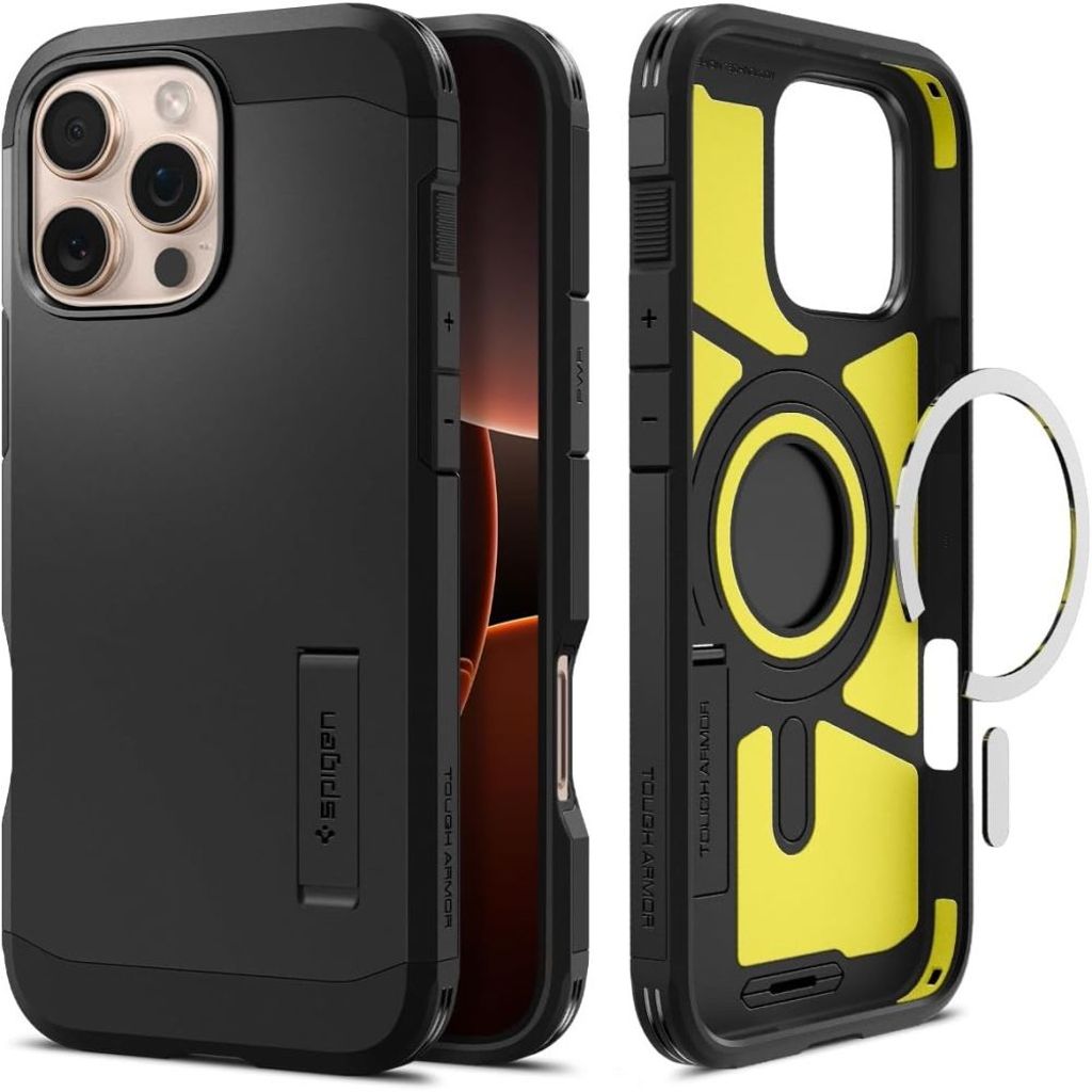 Spigen Tough Armor-skal MagSafe skal för iPhone 16 Pro - svart