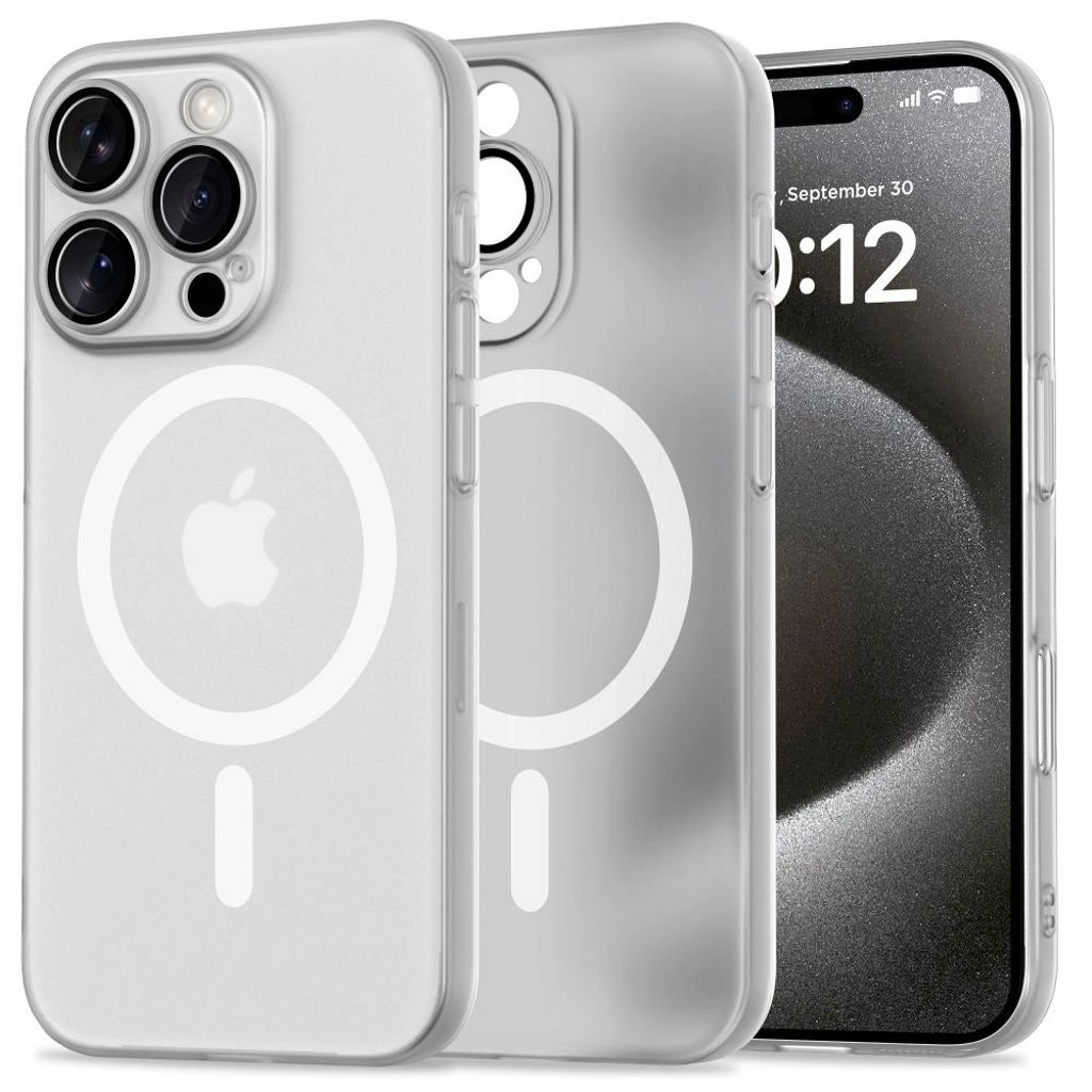 Tech-Protect iPhone 16 Pro Max MagSlim MagSafe skal - vit
