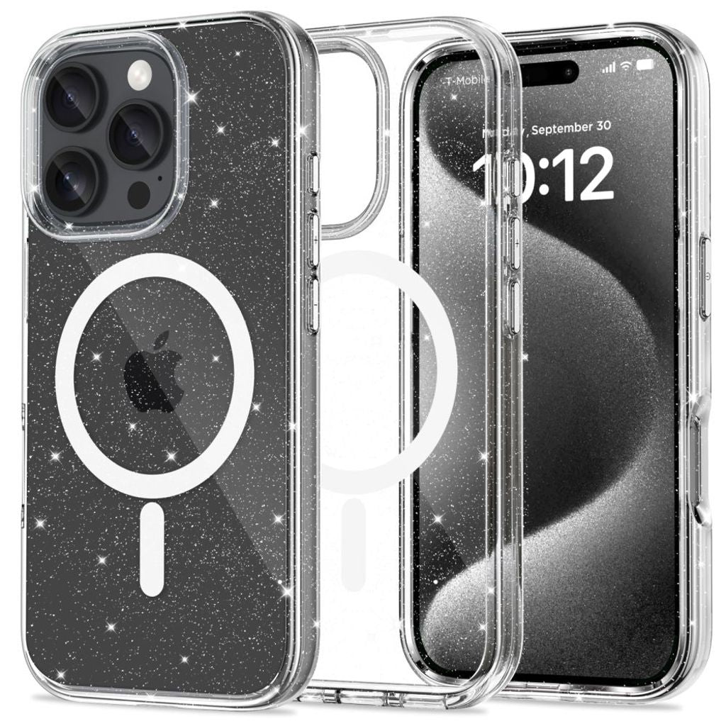 Tech-Protect FlexAir Hybrid MagSafe skal till iPhone 16 Pro – Transparent