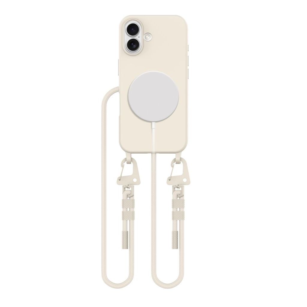 Tech-Protect MagNecklace MagSafe skal till iPhone 16 – Beige