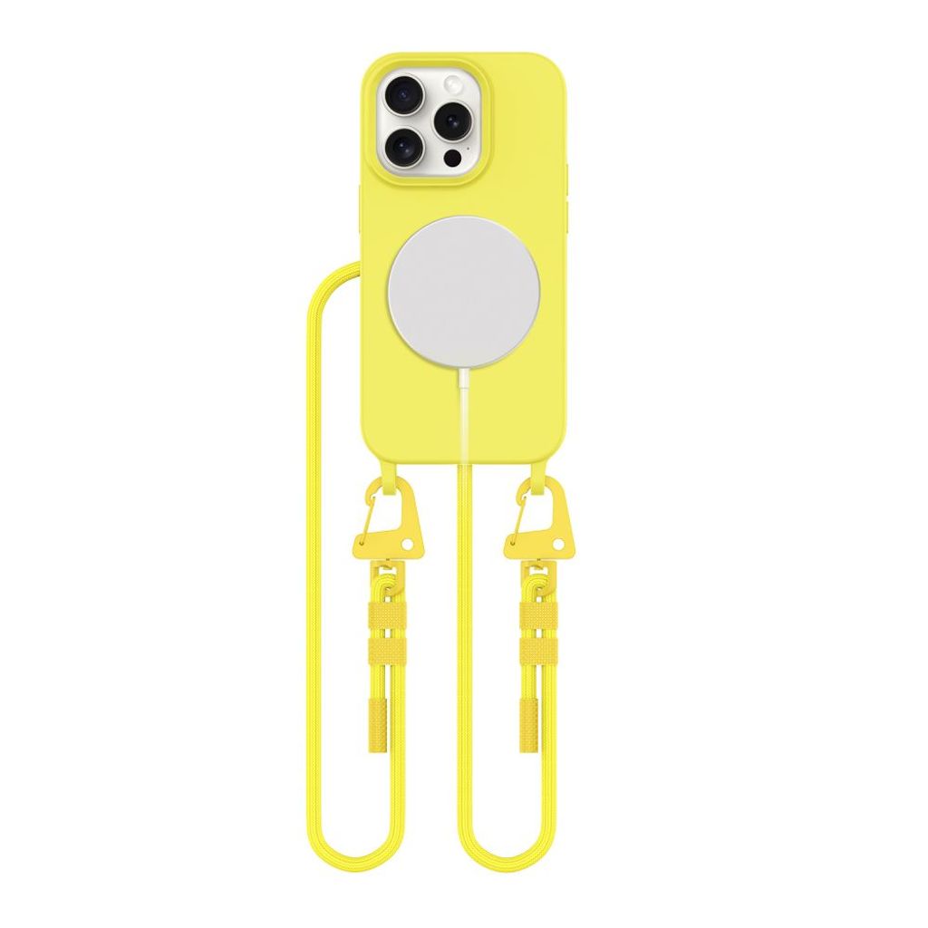 Tech-Protect MagNecklace MagSafe skal till iPhone 15 Pro – gul