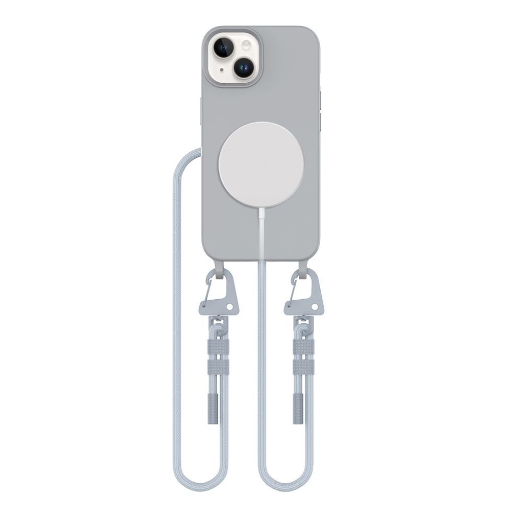 Tech-Protect MagNecklace MagSafe skal till iPhone 13 – grå