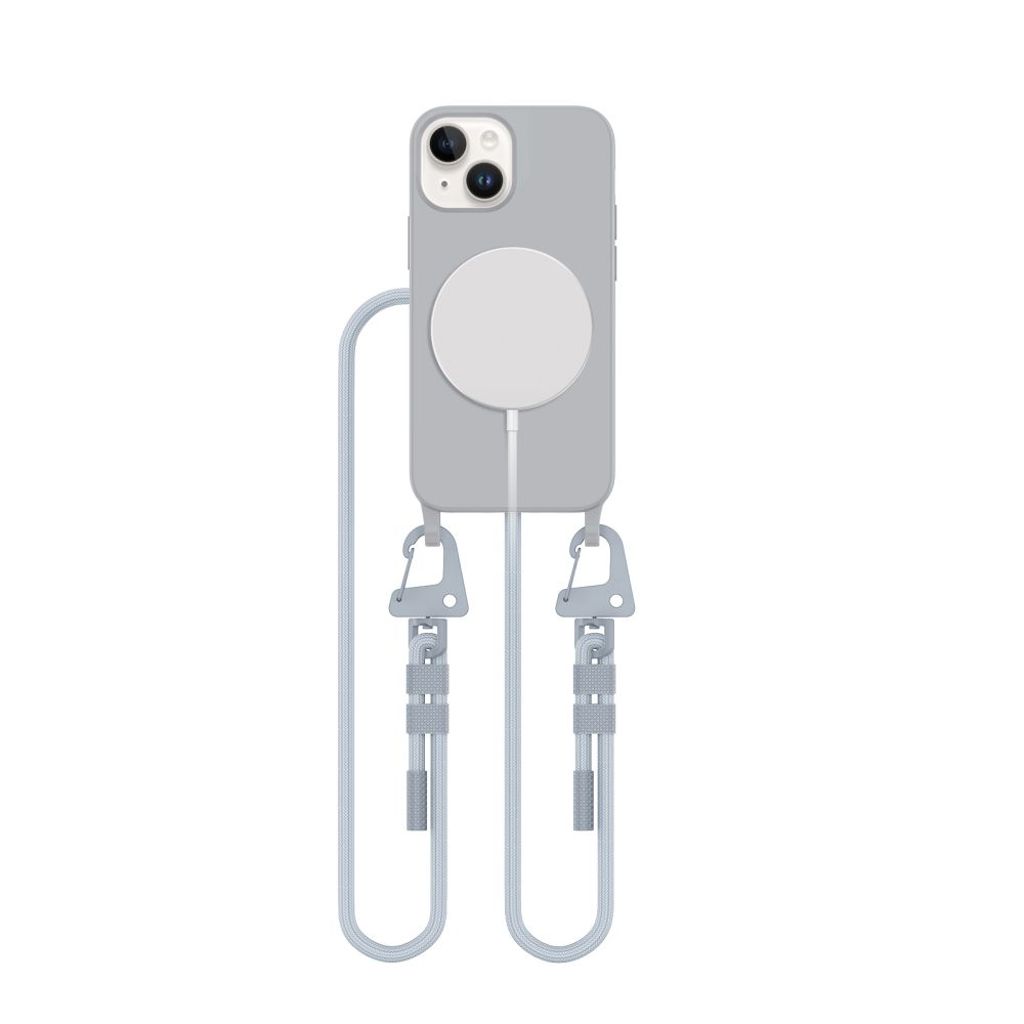 Tech-Protect MagNecklace MagSafe skal till iPhone 13 Mini – grå