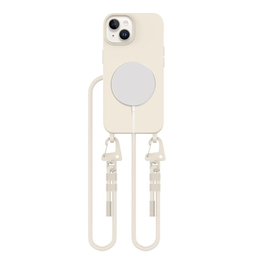 Tech-Protect MagNecklace MagSafe skal till iPhone 14 – Beige