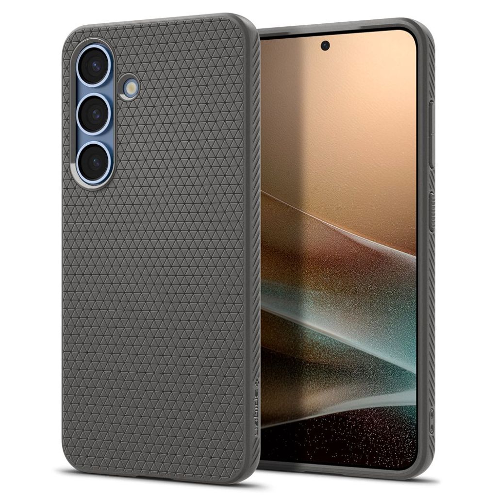 Spigen Liquid Air skal till Samsung Galaxy S25 – grå