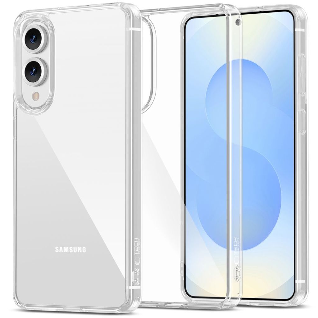 Tech-Protect FlexAir Hybrid skal till Samsung Galaxy S25 Edge – Transparent