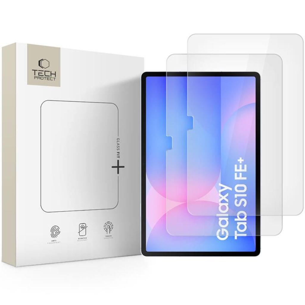 Tech-Protect Glass Fit+ Screen Protector for Samsung Galaxy Tab S10 FE Plus 13.1" (X620/X626B)