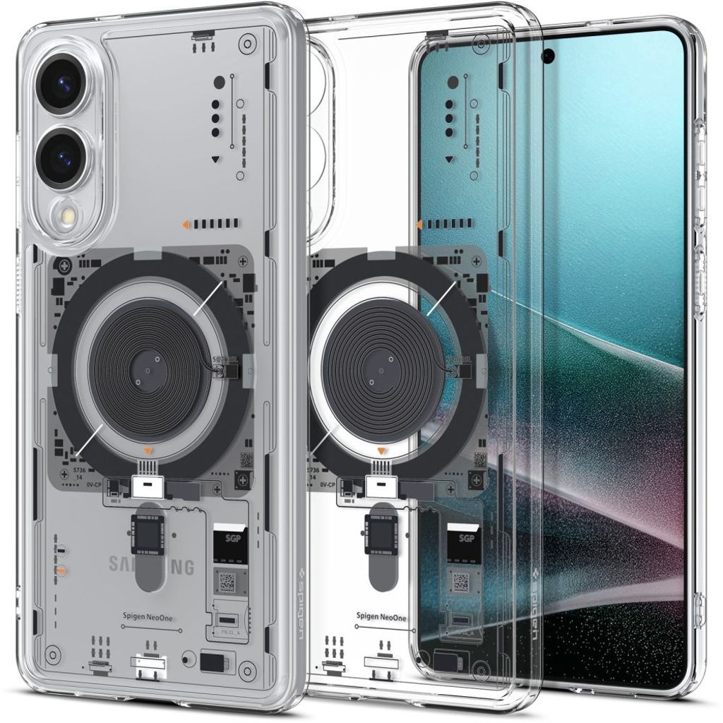 Spigen Ultra Hybrid MagSafe skal till Samsung Galaxy S25 Edge – Transparent