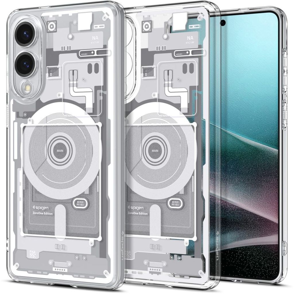 Spigen Ultra Hybrid MagSafe skal till Samsung Galaxy S25 Edge – vit