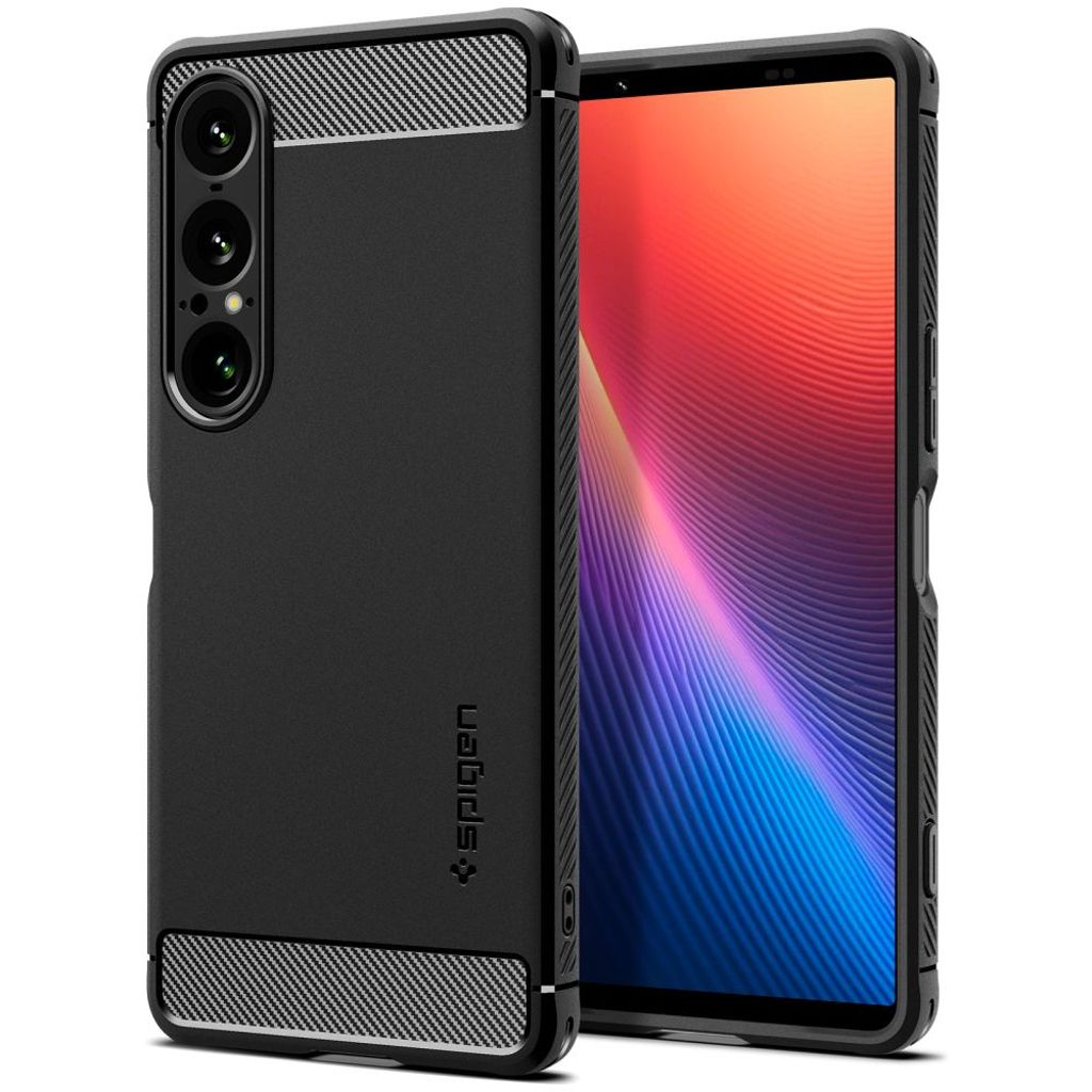 Spigen Rugged Armor skal till Sony Xperia 1 VII – Matte svart