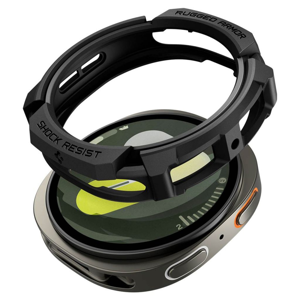 Spigen Rugged Armor skal till Samsung Galaxy Watch 8 40mm – svart