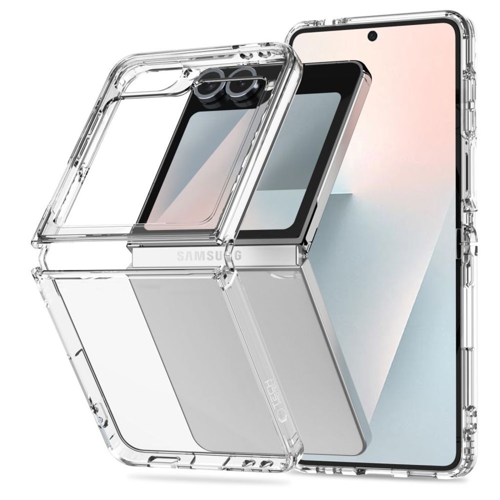 Tech-Protect FlexAir Hybrid skal till Samsung Galaxy Z Flip 6/7 FE – Transparent