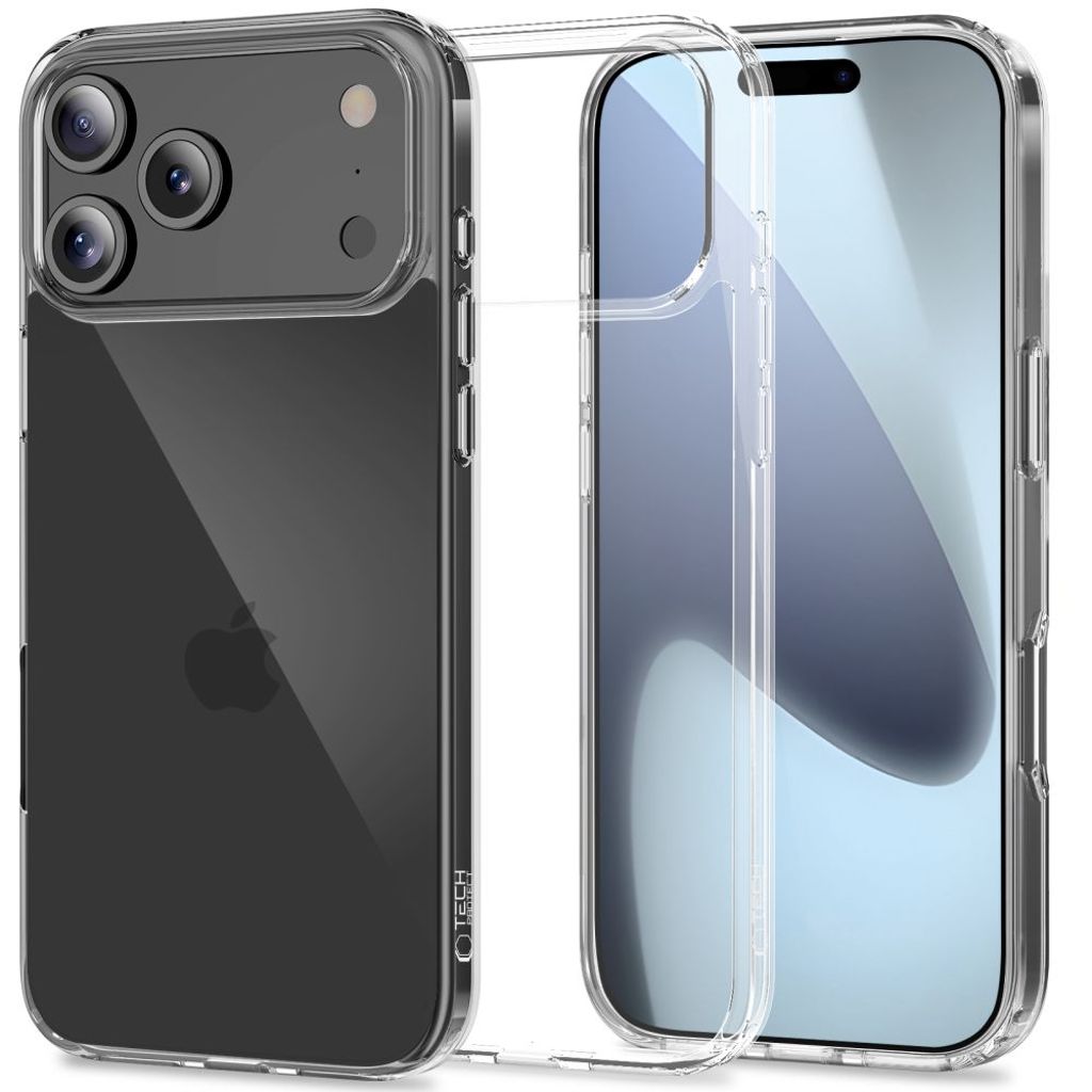 Tech-Protect FlexAir Hybrid skal till iPhone 17 Pro Max – transparent