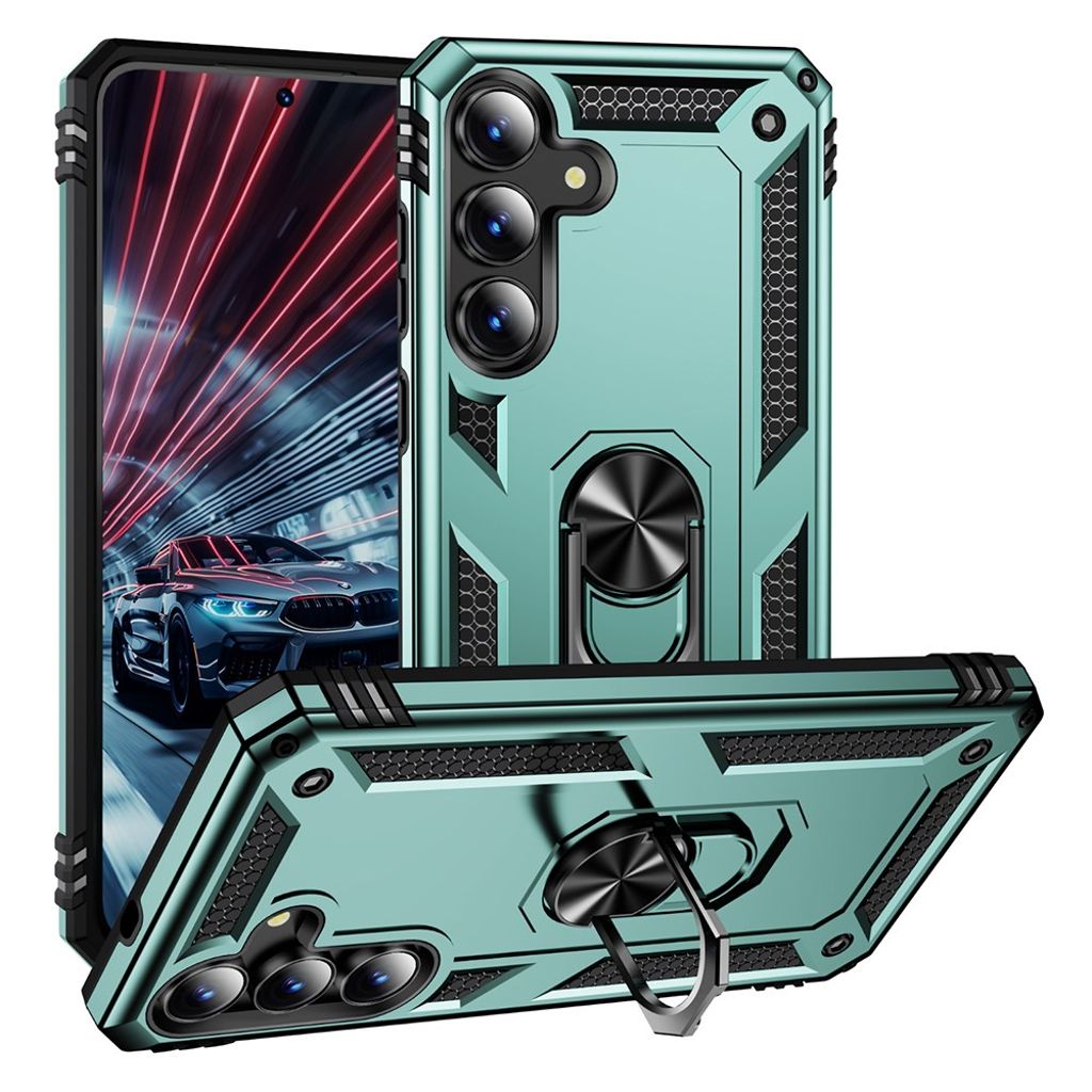 Samsung Galaxy S25 FE skal with stativ – grön