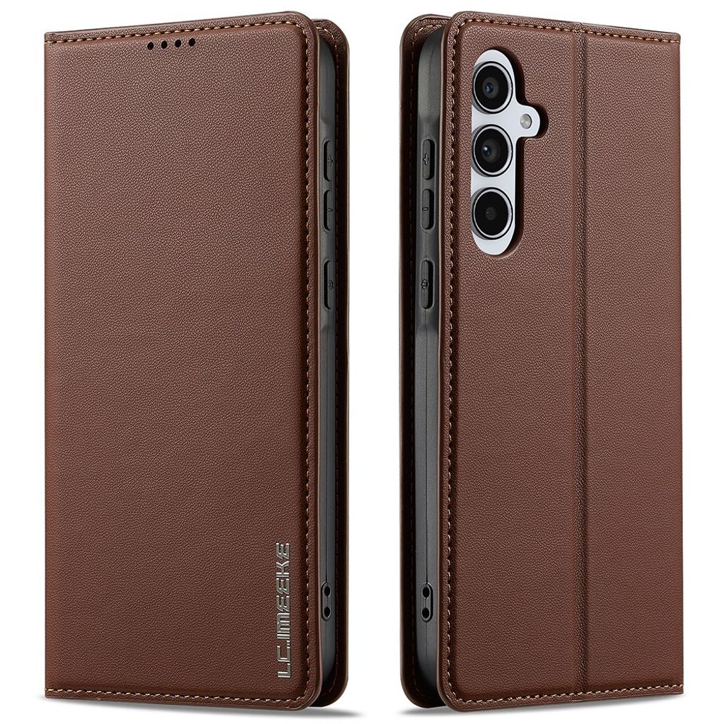 LC.IMEEKE Samsung Galaxy A17 5G plånboksfodral – brun