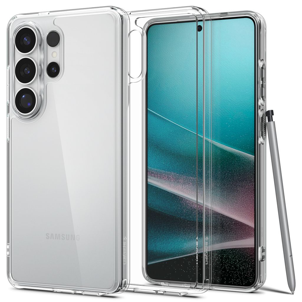 Spigen Ultra Hybrid skal till Samsung Galaxy S26 Ultra – Transparent