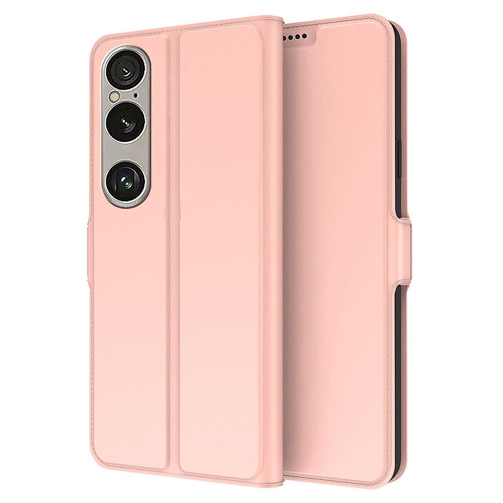 Sony Xperia 1 VII fodral with stativ - roséguld