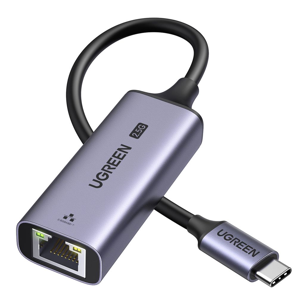 UGREEN USB-C to RJ45 2.5G Ethernet Adapter - Gray