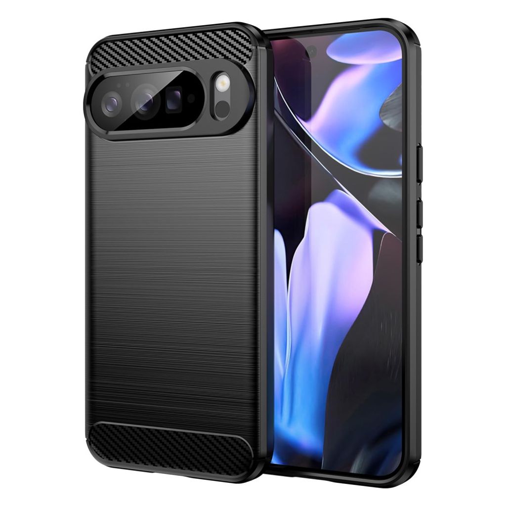 Google Pixel 10 Pro XL TPU mobilskal – svart