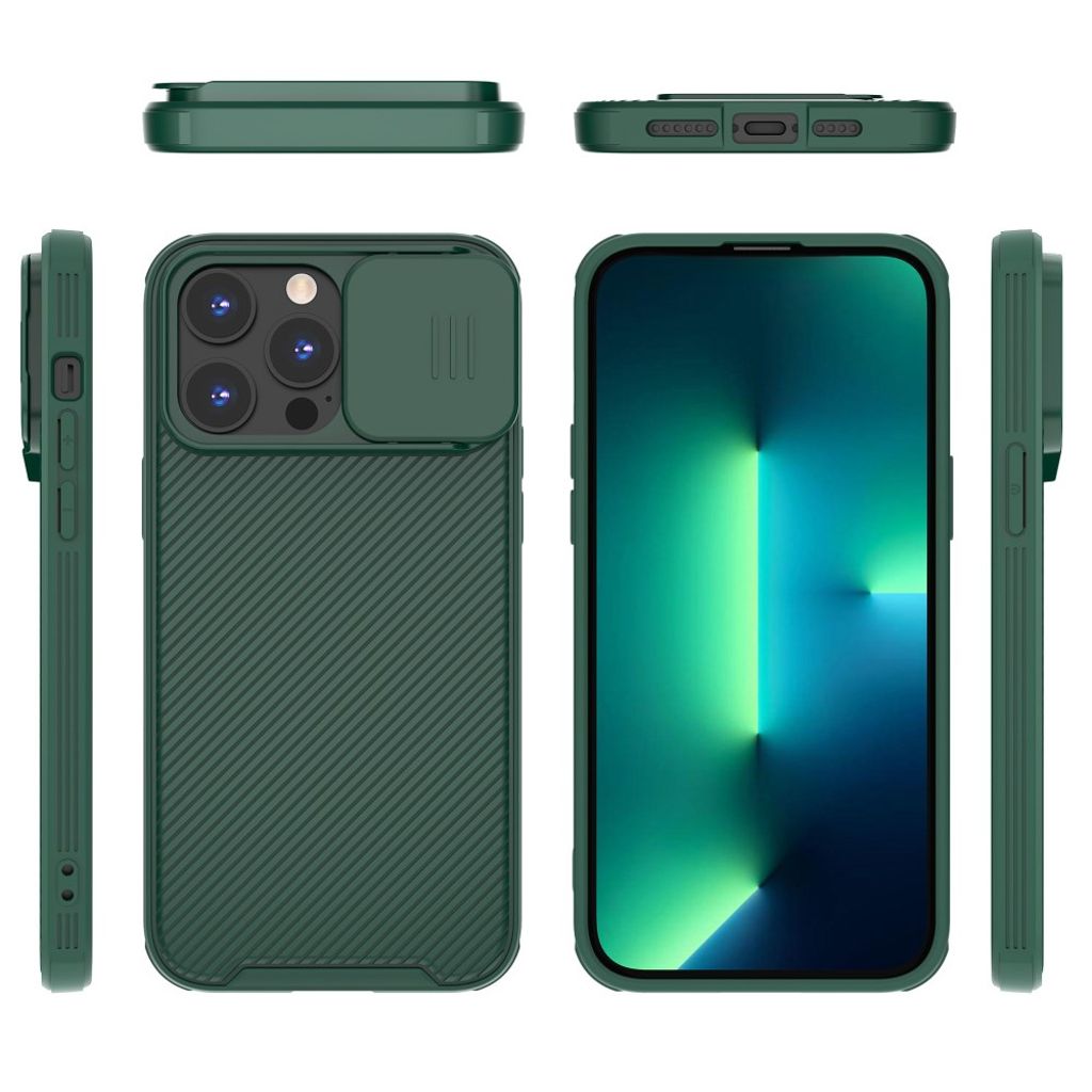 IPhone 14 Pro MagSafe skal with Slide Camera Protector – grön