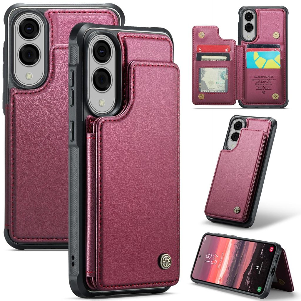 CASEME Samsung Galaxy S25 Edge fodral – röd