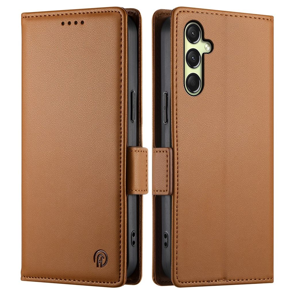 Samsung Galaxy A26 5G Phone fodral with kortfack - brun
