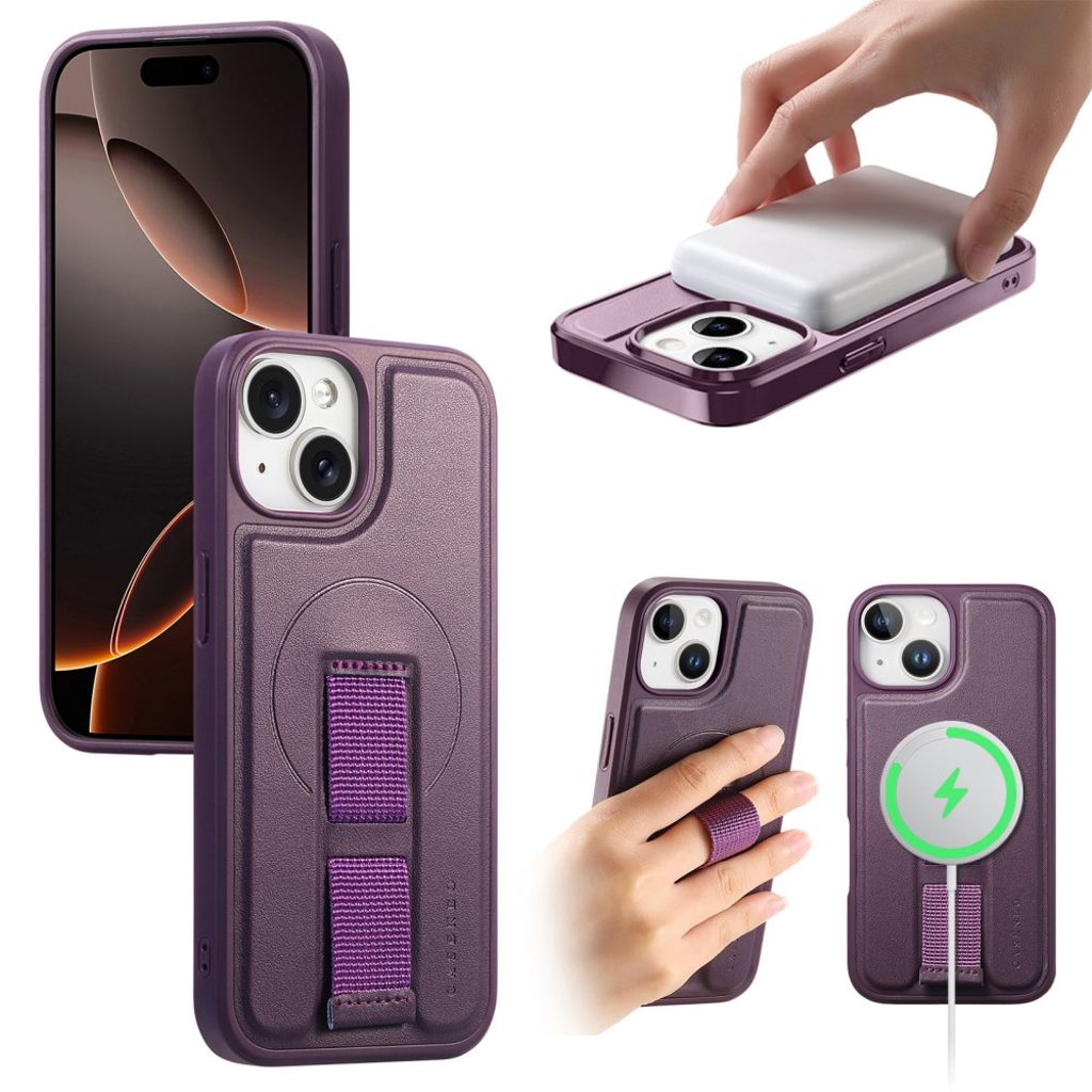 CASENEO iPhone 14/13 MagSafe skal – lila