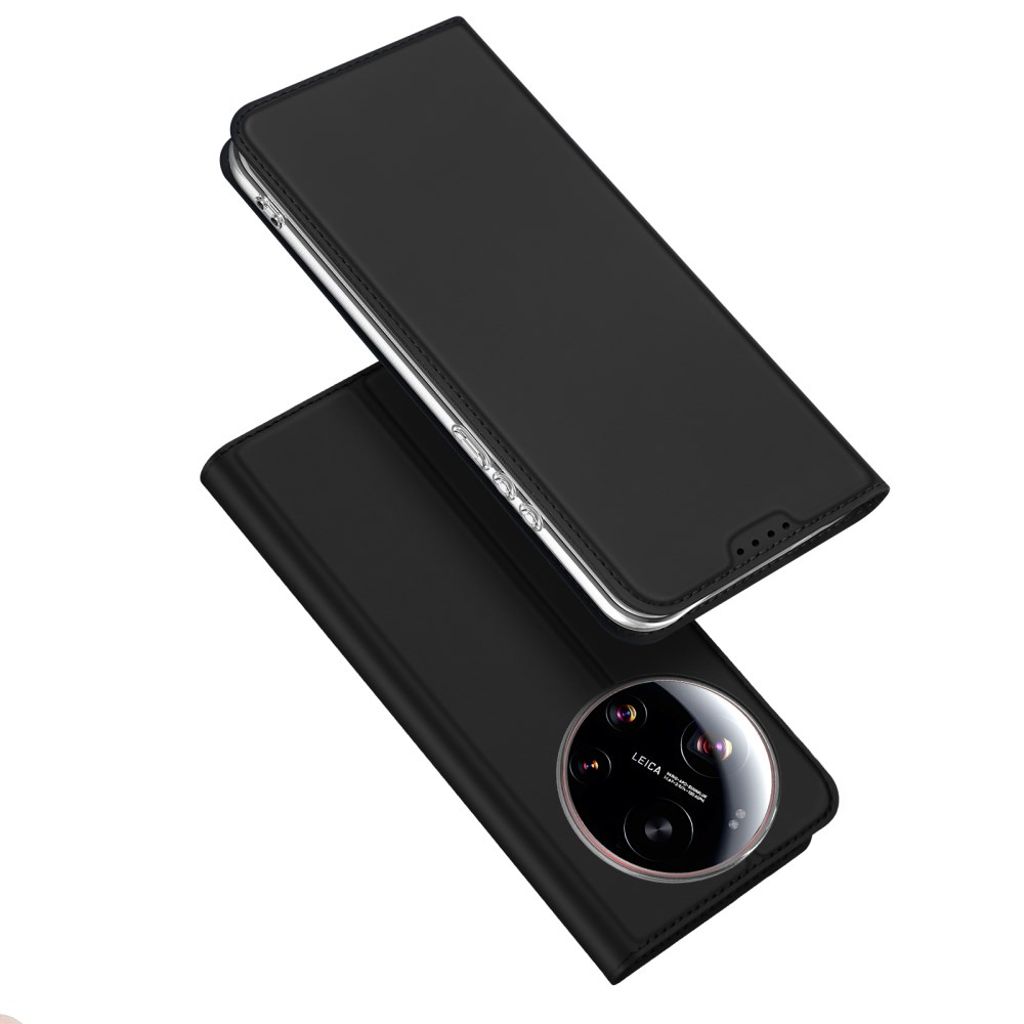 DUX DUCIS Xiaomi 17 Ultra 5G plånboksfodral with stativ & Card Holder – svart