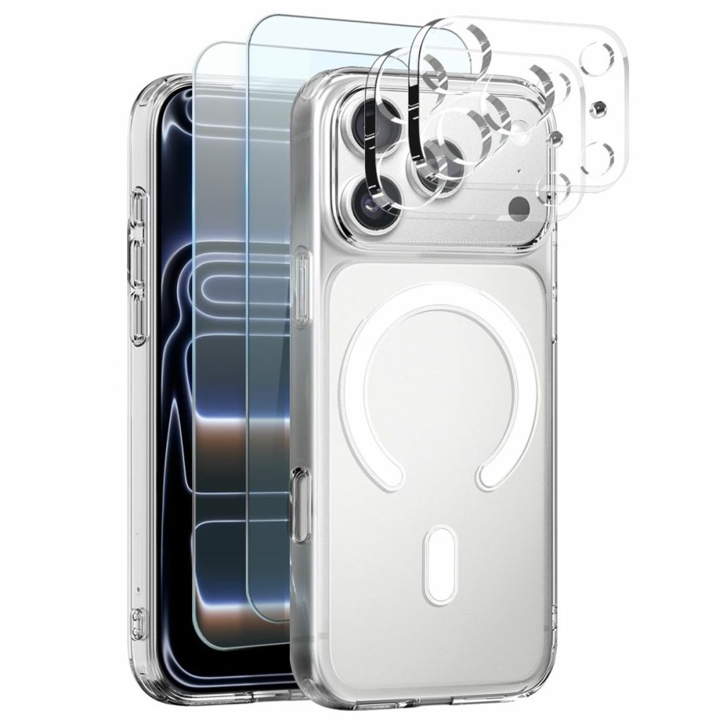 NORTHJO iPhone 17 Pro 5-in-1 set with MagSafe skal + screen & lens skydd