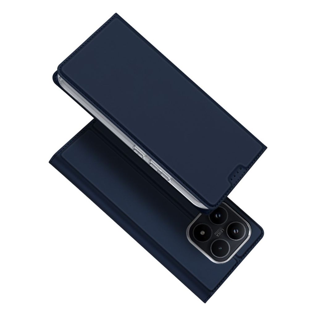 DUX DUCIS Xiaomi 17 fodral Card Holder stativ PU Leather – blå