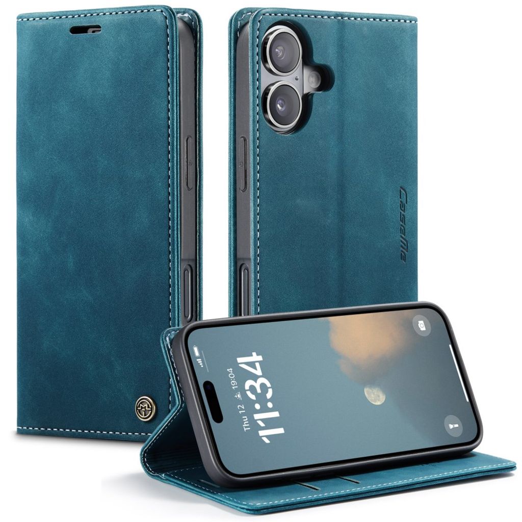 CASEME iPhone 17 Wallet Cover with Card Slots - Blue
