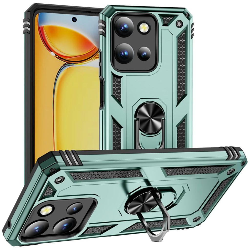 Motorola Moto G 5G 2025 skal with stöd - grön