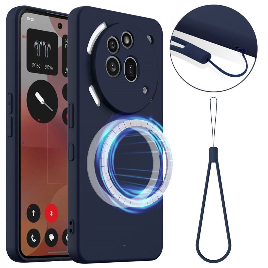 Nothing Phone (3a) Pro MagSafe skal - Dark blå