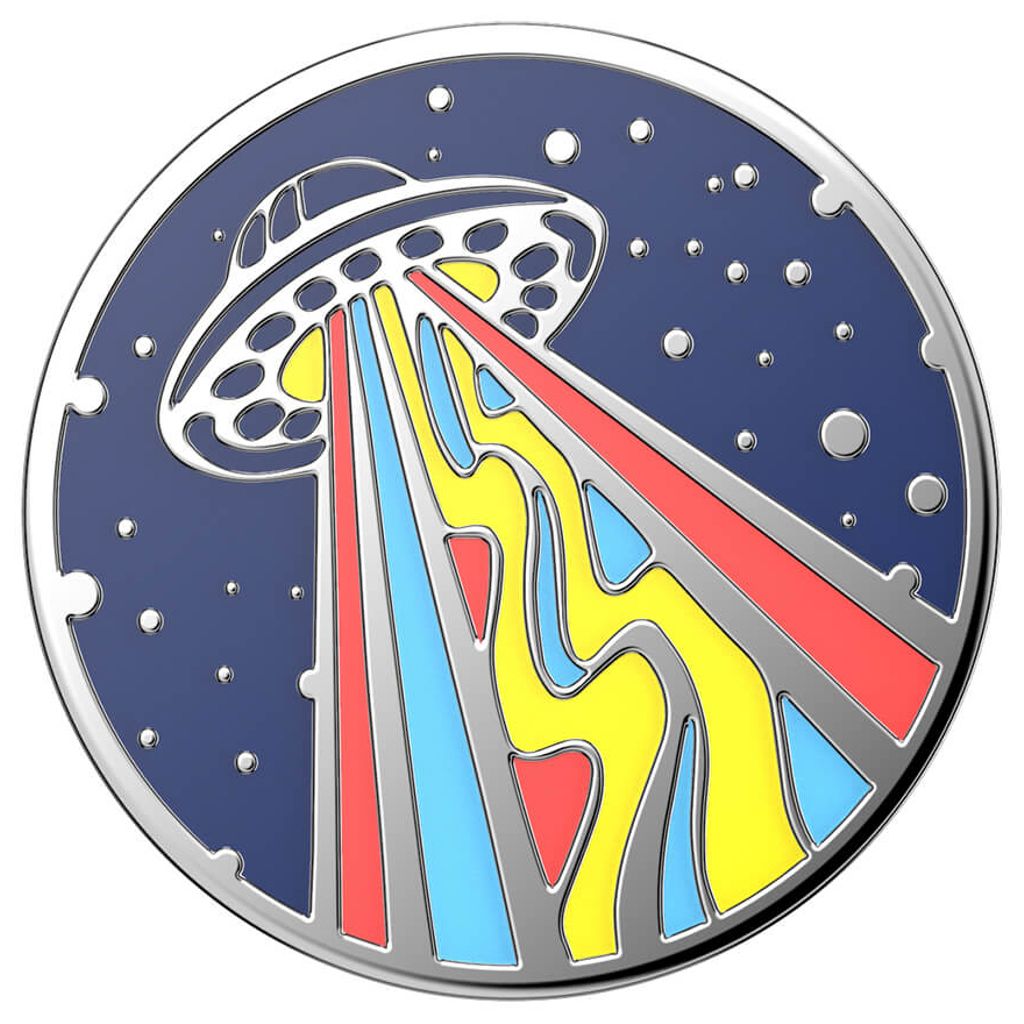 POPSOCKETS Enamel Grip with Stand Function Premium - Outta This World Navy