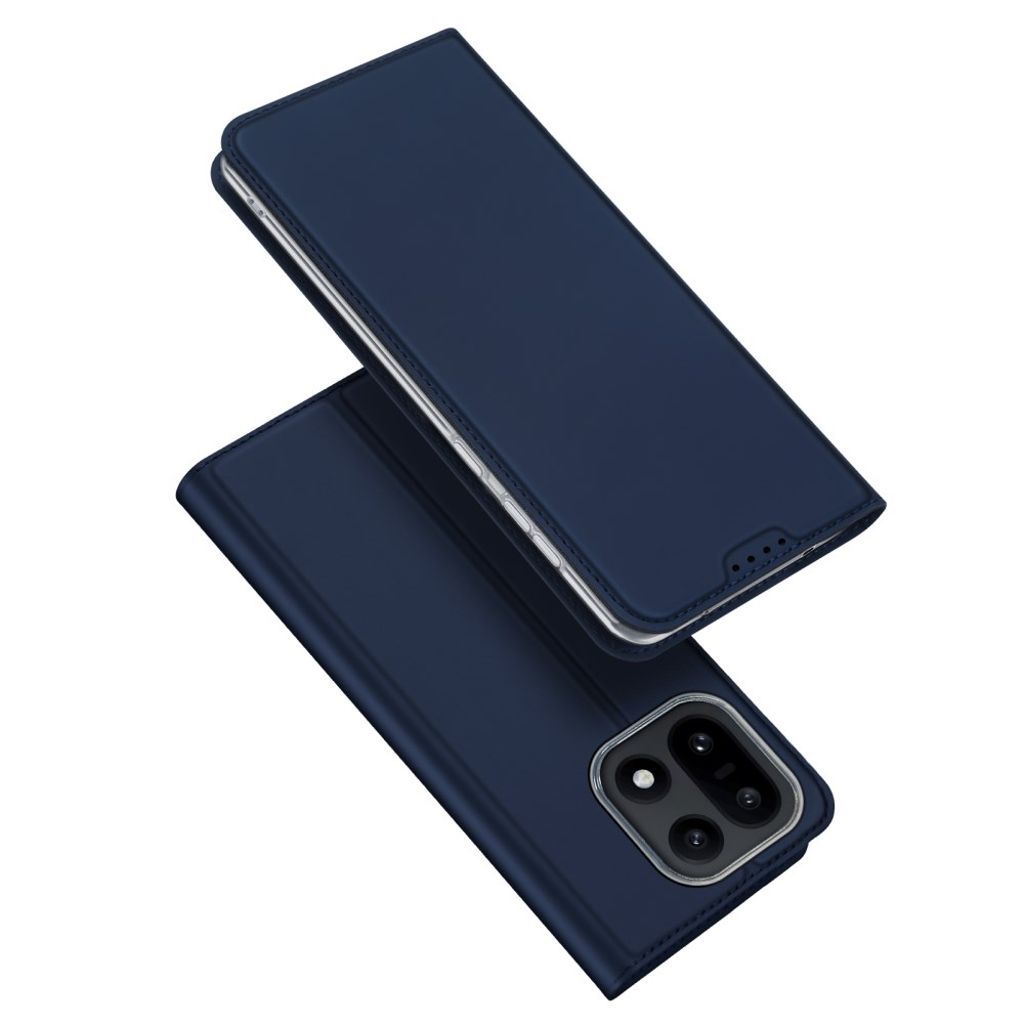 DUX DUCIS OnePlus 15 5G plånboksfodral Card Holder stativ – blå