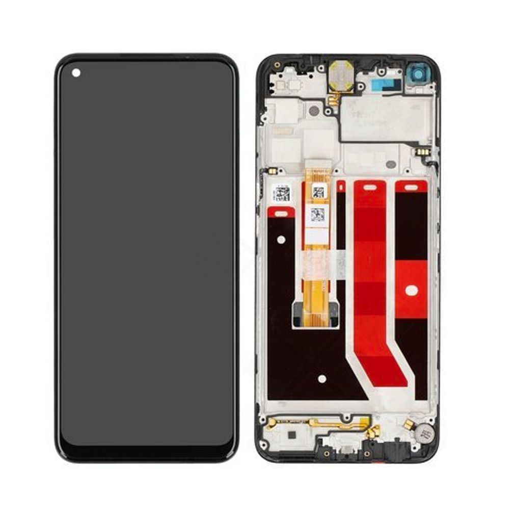 Oppo A53 / A53s / A32 / A33 / A11s LCD-display – svart