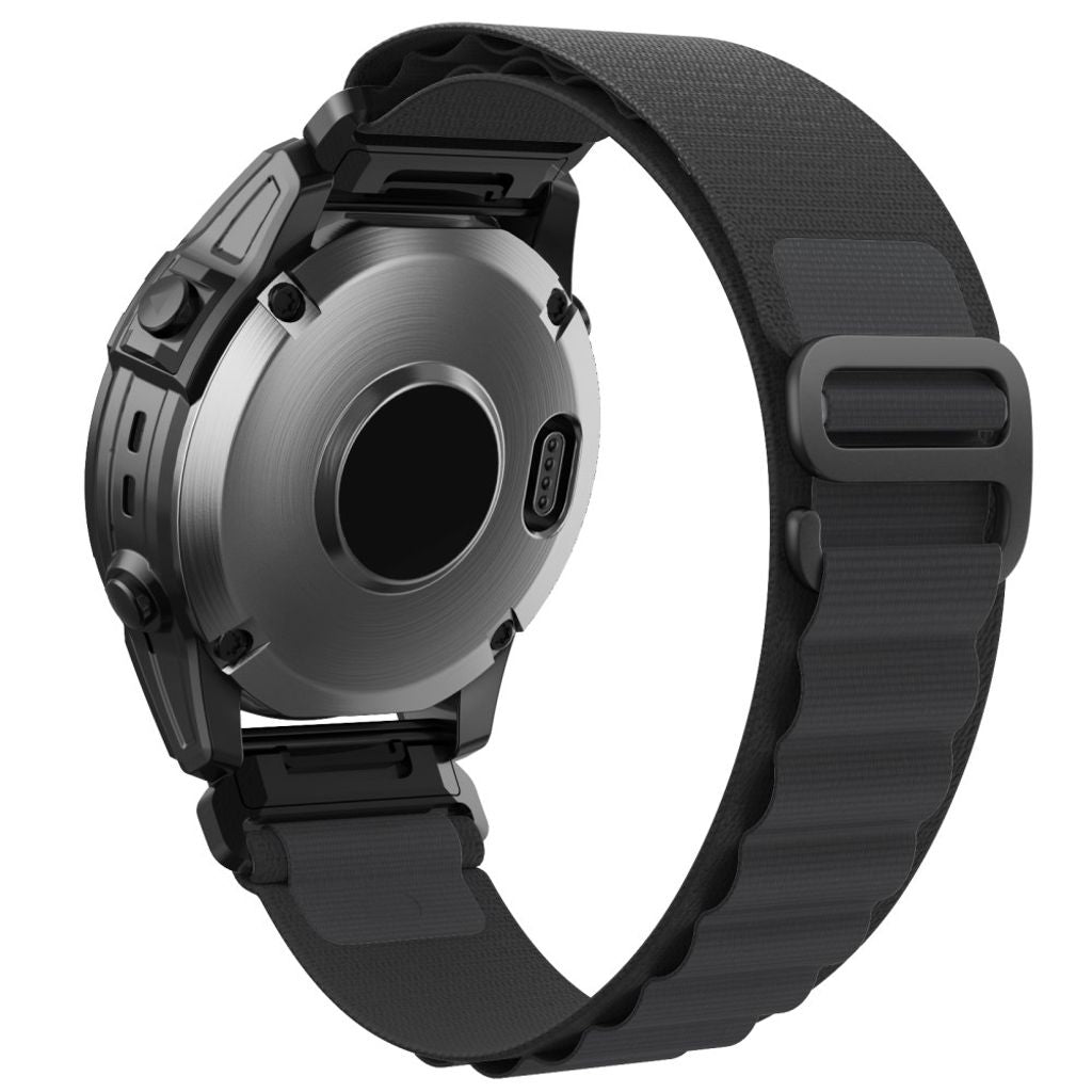 Garmin Fenix 7 / Forerunner 965 / 955 / 945 / 935 Nylon Watch Strap - Black