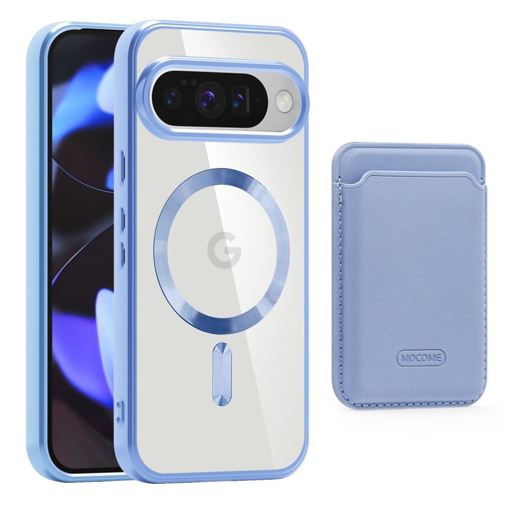 Google Pixel 10 / 10 Pro skal with Wallet – blå