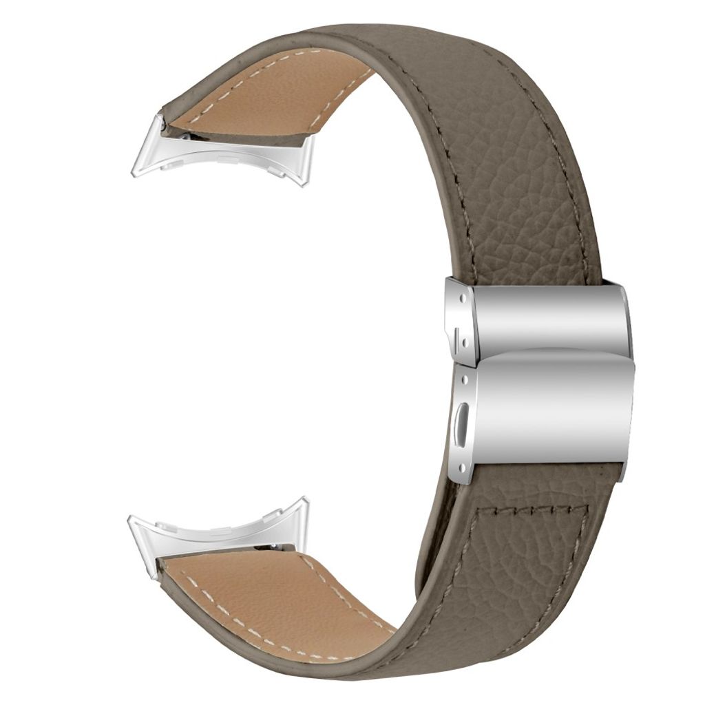 Google Pixel Watch 4 41mm etc. Watch Strap in Leather - Grey