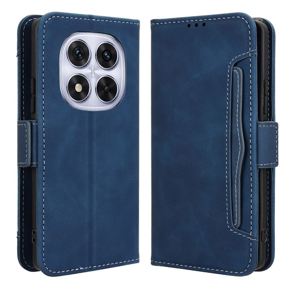 Xiaomi Redmi Note 14 Pro / Pro+ 5G plånboksfodral with extra card holder – blå
