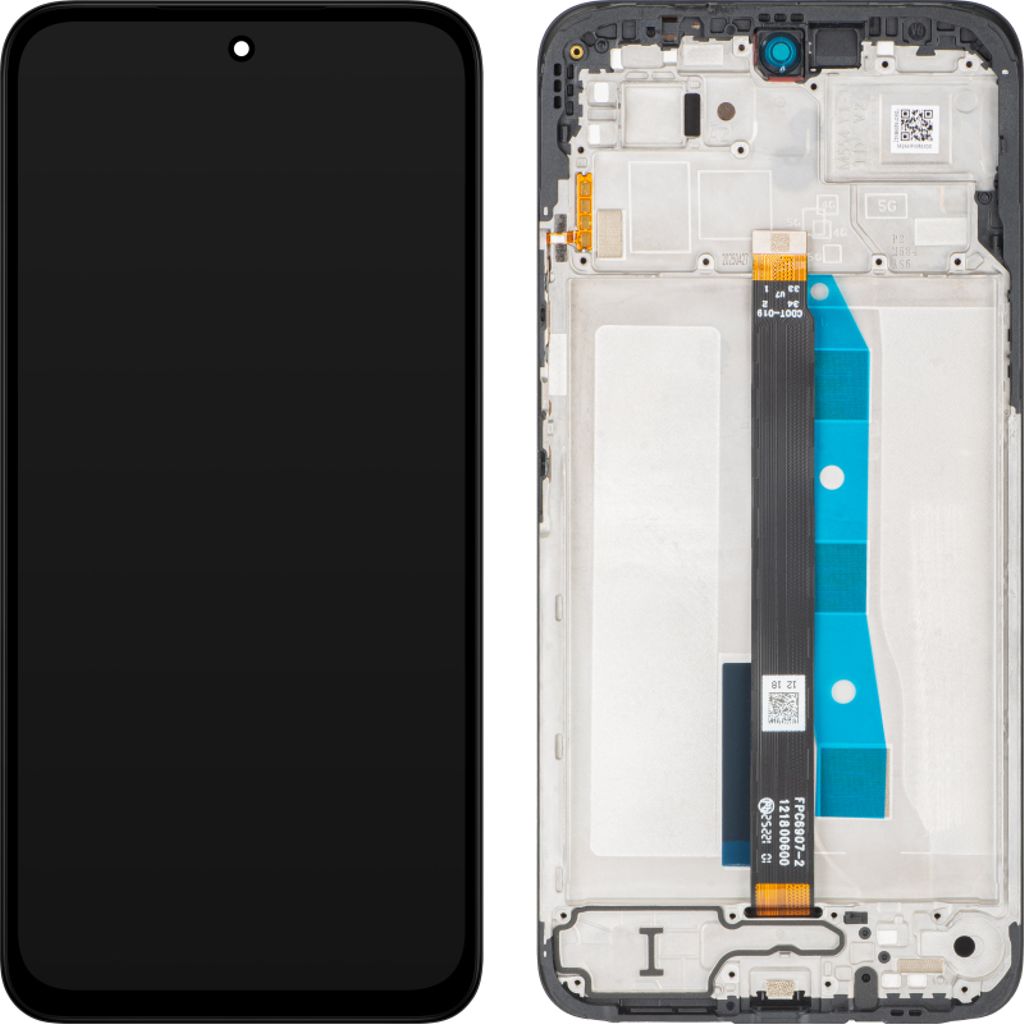 Xiaomi POCO M7 (4G) / Redmi 15 (4G) display – svart