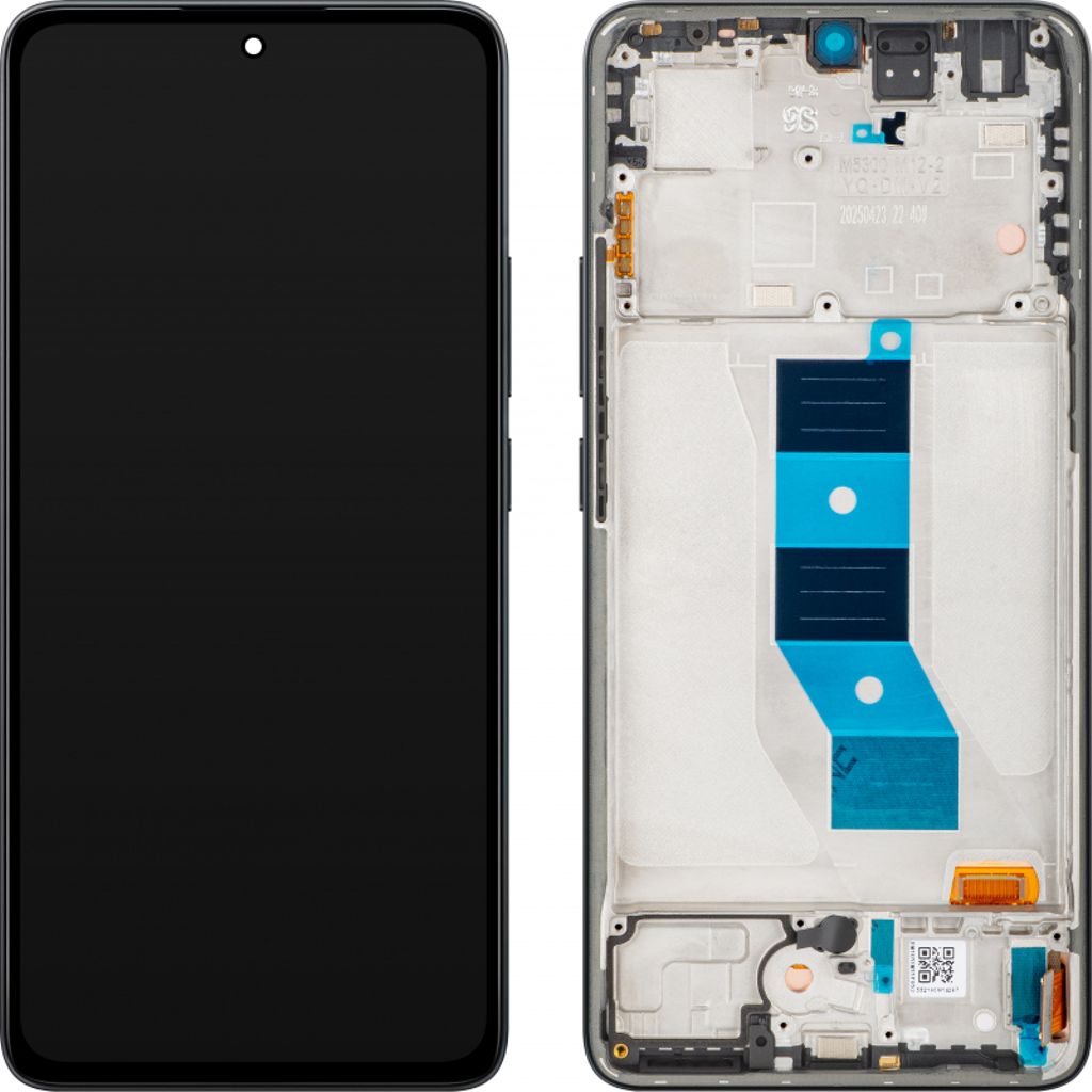 Xiaomi POCO M7 Pro (5G) LCD-display – svart