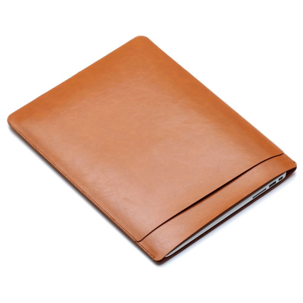 SOYAN MacBook Pro 15.4" Cover in PU Leather - Brown
